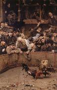 Cogghe Remy Le Combat de coqs en Flandre china oil painting artist